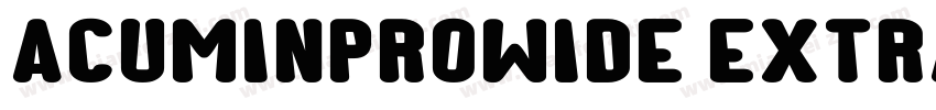 acuminprowide extral字体转换